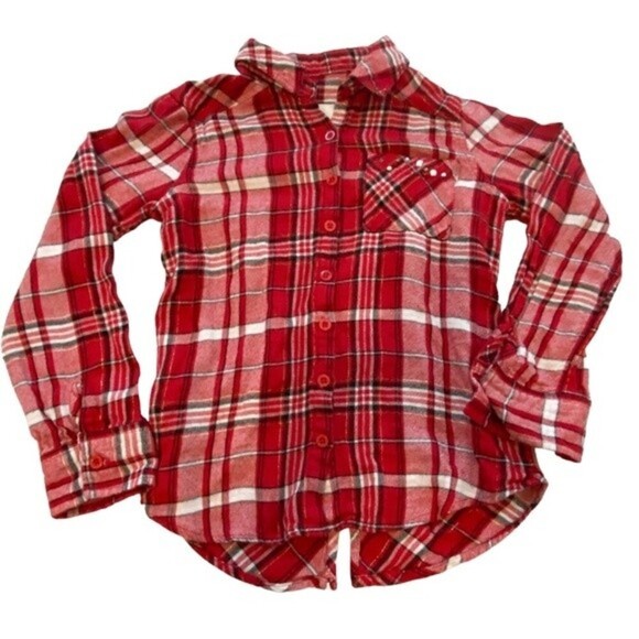 Justice Other - Justice red flannel shirt Girls size 7